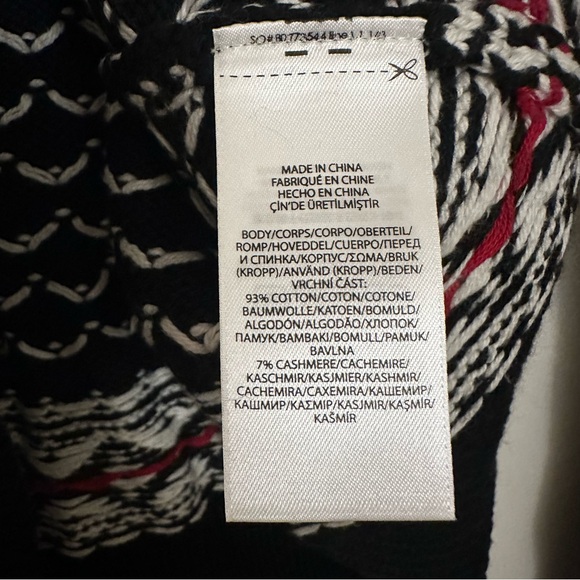 Polo Ralph Lauren Snowflake Cotton Cashmere Blend Sweater Pullover - Picture 8 of 9